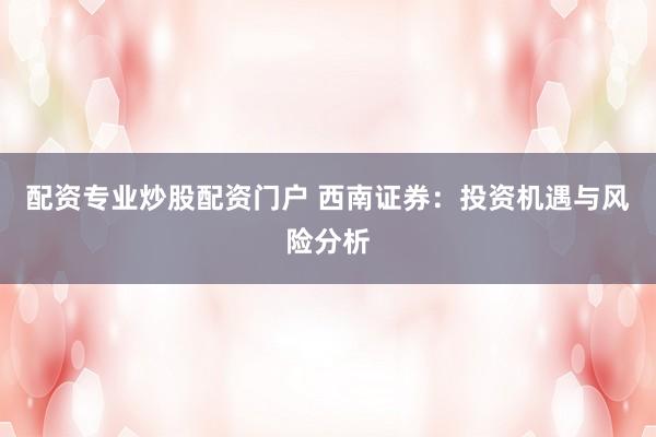 配资专业炒股配资门户 西南证券：投资机遇与风险分析
